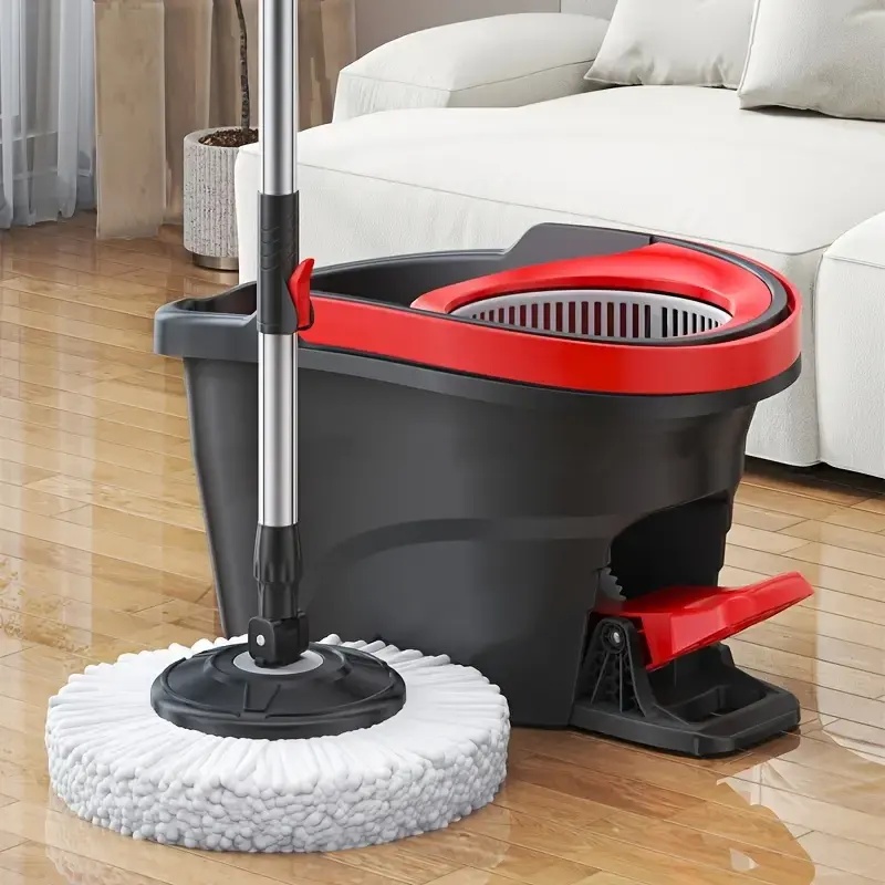 ブラックペダルスピンモップセット