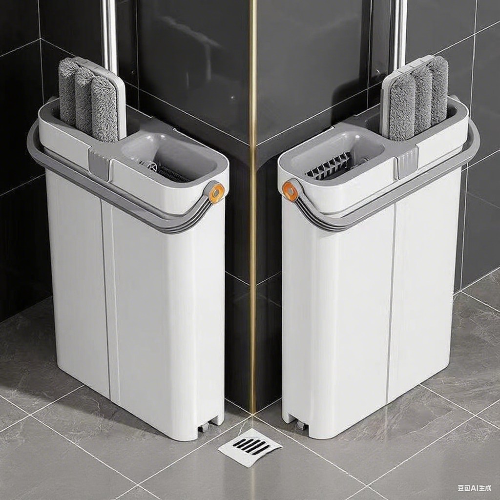 モップとバケツ絞り器セット