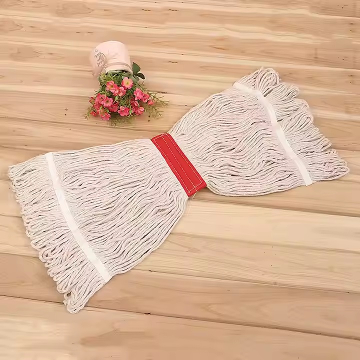 卸売コットンフロアクリーナーモップヘッドリフィル